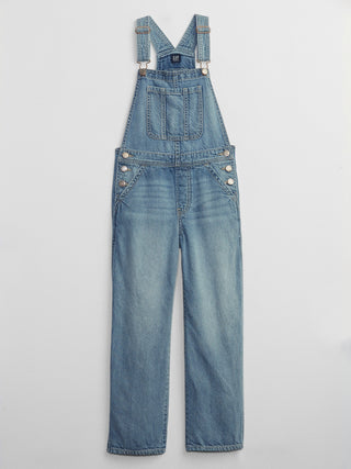 Enterizo Denim con Tirantes Ajustables, Niña