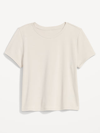 Camiseta Manga Corta Acanalada