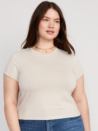 Camiseta Manga Corta Acanalada