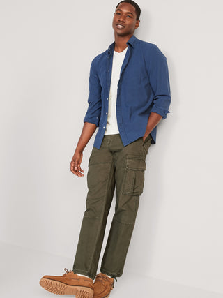 Pantalón Cargo con Bolsillos de Algodón