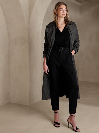 Pantalón Cargo Talle Alto con Bolsillos
