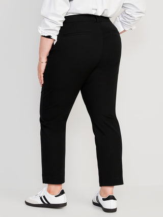 Pantalones rectos Pixie de cintura alta.