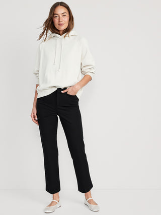 Pantalones rectos Pixie de cintura alta.