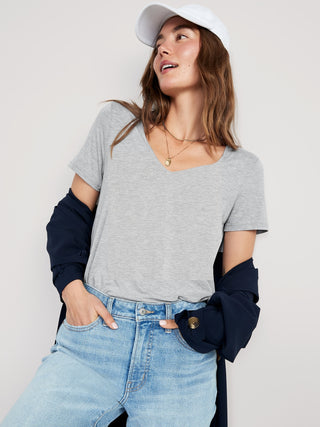 Camiseta Manga Corta Cuello V