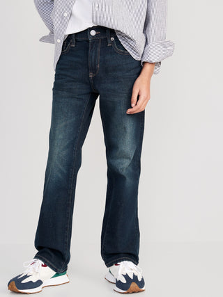 Jeans Rectos Talle Alto, Niño