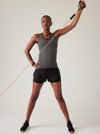 Camiseta sin Costuras con Espalda Cruzada