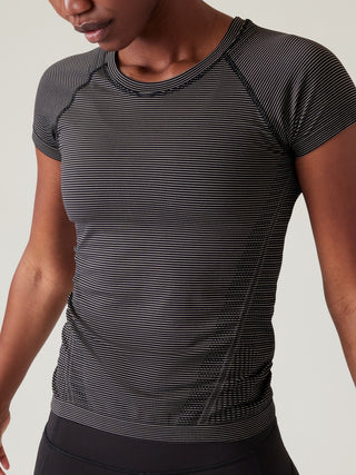 Camiseta Deportiva Manga Corta sin Costuras