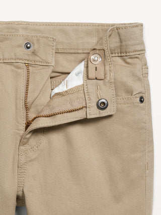 Pantalón Con Bolsillos Beige ,Niño