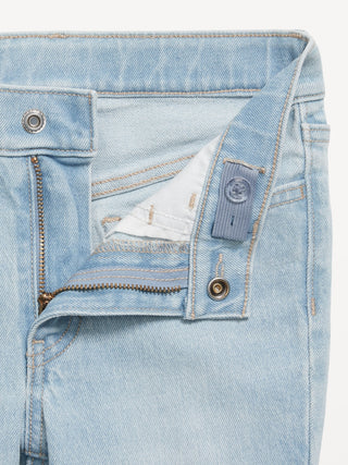 Jeans Flare Talle Alto con Bolsillos, Niña