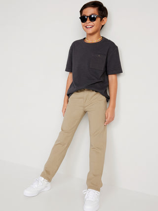 Pantalón Con Bolsillos Beige ,Niño