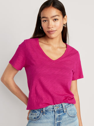 Camiseta Manga Corta Cuello V