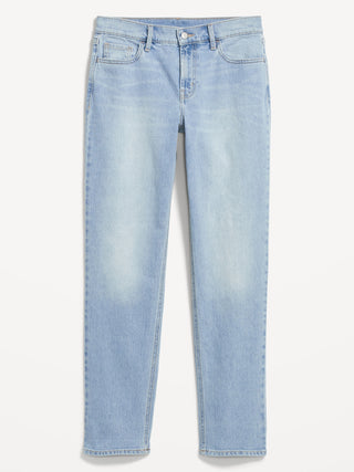 Jeans Boyfriend Talle Medio con Bolsillos