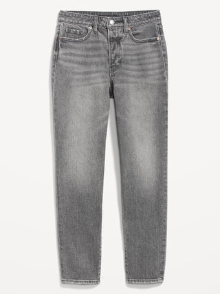 Jeans Tobillero Talle Alto con Bolsillos