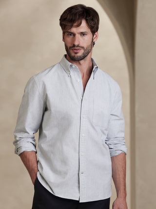 Camisa Manga Larga de Algodón