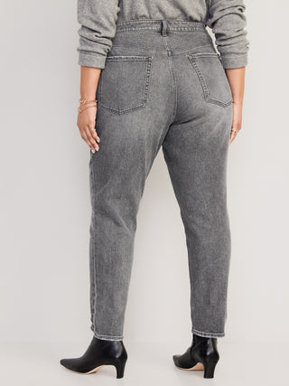 Jeans Tobillero Talle Alto con Bolsillos