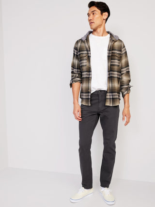 Pantalón Slim Fit Talle Alto con Bolsilos