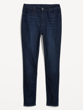 Jeans Skinny Talle Alto con Bolsillos