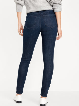 Jeans Skinny Talle Alto con Bolsillos