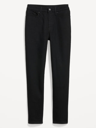 Jeans Rectos Talle Alto con Bolsillos