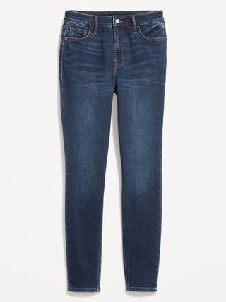 High-Waisted Skinny Jeans with Pockets