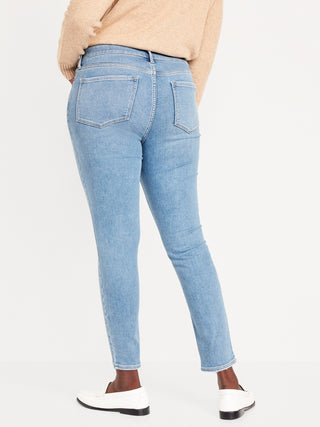 Jeans Skinny Talle Alto con Bolsillos