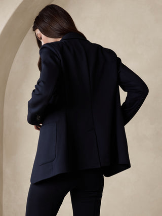 Blazer Ajustado con Bolsillos
