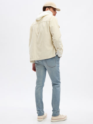 Jeans Skinny Talle Alto con Bolsillos