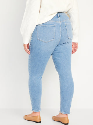 Jeans Skinny Talle Alto con Bolsillos