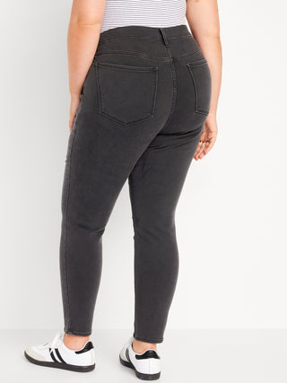 Jeans Skinny Talle Alto con Bolsillos