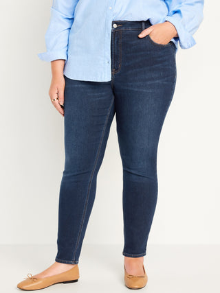 High-Waisted Skinny Jeans with Pockets
