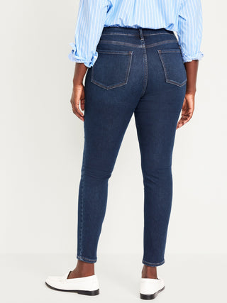 High-Waisted Skinny Jeans with Pockets