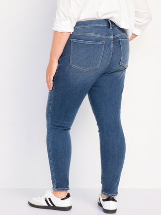 Jeans Skinny Talle Alto con Bolsillos