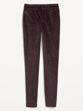 High-Waisted Skinny Corduroy Pants