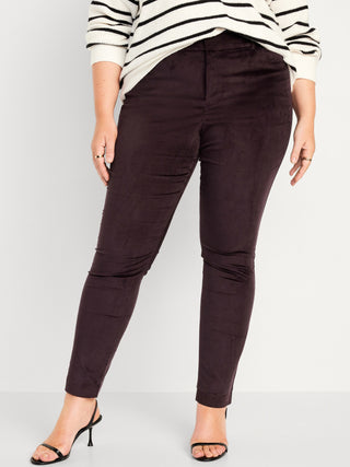 High-Waisted Skinny Corduroy Pants