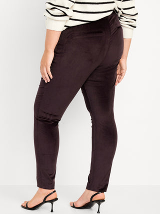 High-Waisted Skinny Corduroy Pants