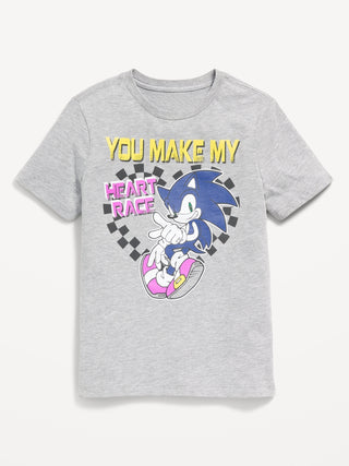 D Heart Race Sonic Ss Tee ,Niño