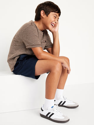 Boy's Cotton Elastic Waist Shorts