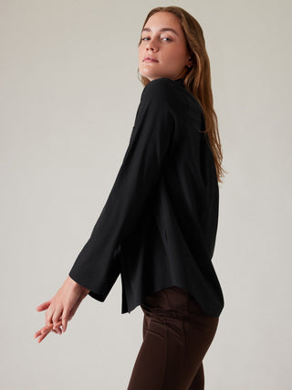 Camisa Oversize Manga Larga