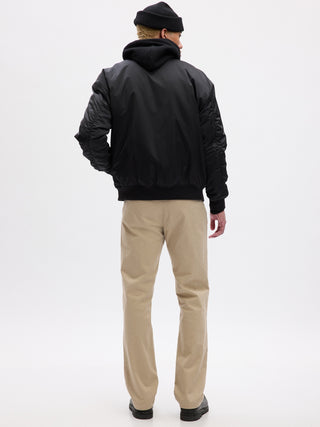 Jeans Holgados Talle Medio con Bolsillos.