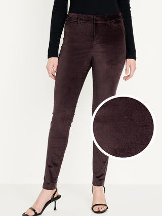 High-Waisted Skinny Corduroy Pants