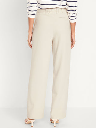 Pantalón Plisado con Cintura Elástica