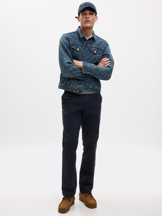 Pantalón Slim Fit con Bolsillos de Algodón