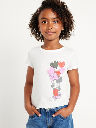 Camiseta Gráfica Cuello Redondo, Niña