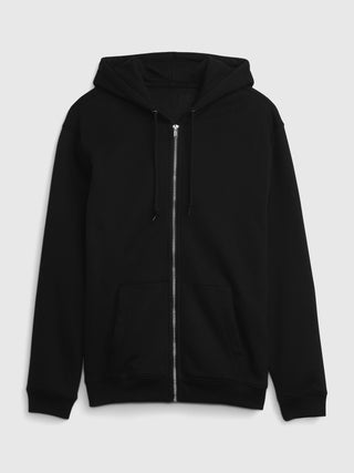 Sudadera con capucha y cremallera VintageSoft de corte relajado para adulto.