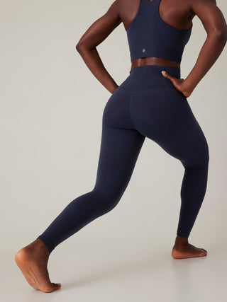 Salutation Leggings Talle Alto con Bolsillo