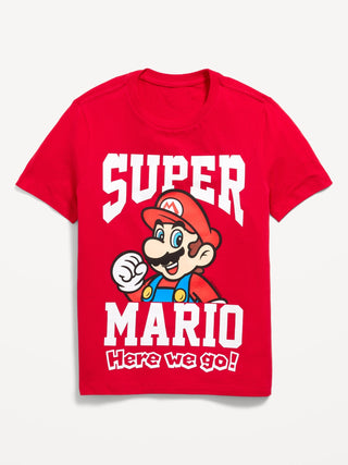 Camiseta Cuello Redondo Gráfica Super Mario™, Niño
