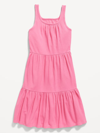 Vestido de Tirantes con Volantes, Niña