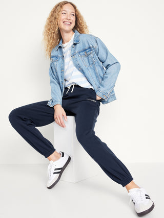 Pantalones Talle Alto con Logo