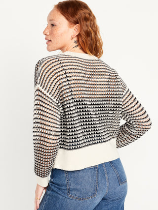 Sudadera Cuello Redondo Acanalado