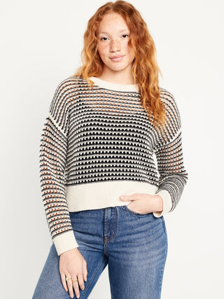 Sudadera Cuello Redondo Acanalado